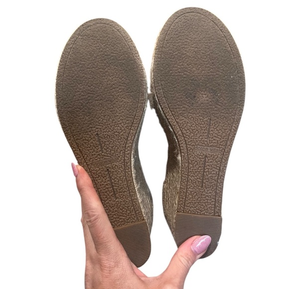 Dolce Vita Shayla Tan Wedge Espadrilles with Ankle Strap Size 8.5 - Picture 7 of 7